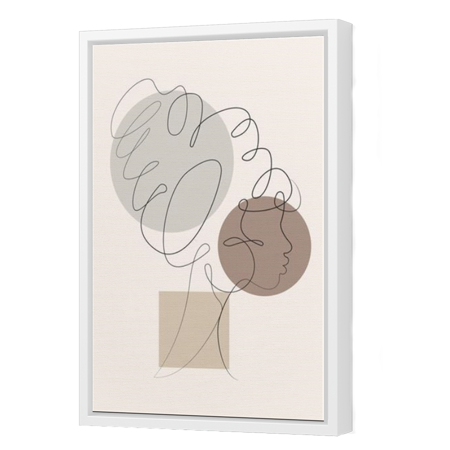 Thumbnail for Canvas - White Floating Frame