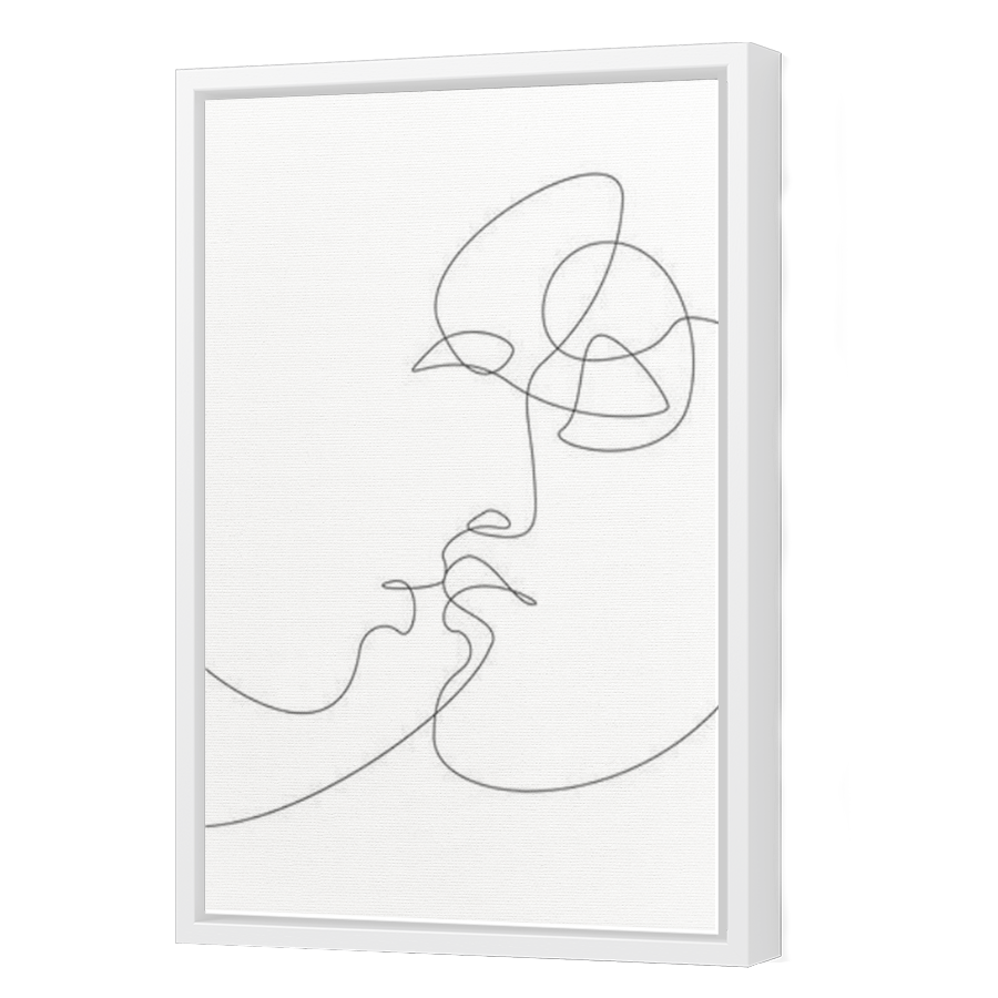 Thumbnail for Canvas - White Floating Frame