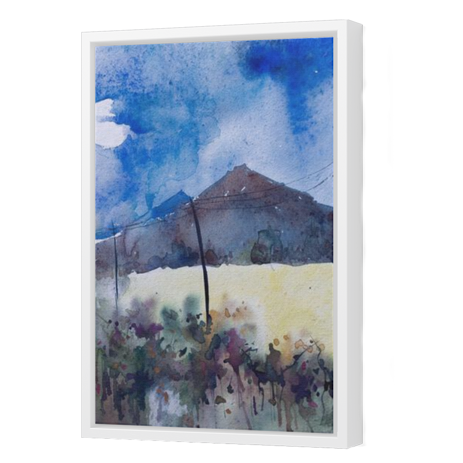 Thumbnail for Canvas - White Floating Frame
