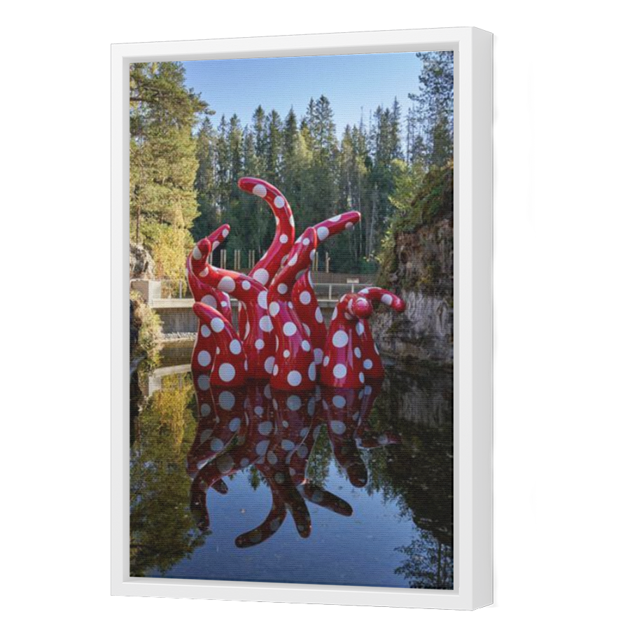 Thumbnail for Canvas - White Floating Frame
