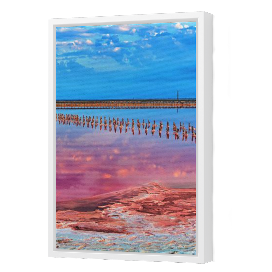 Thumbnail for Canvas - White Floating Frame