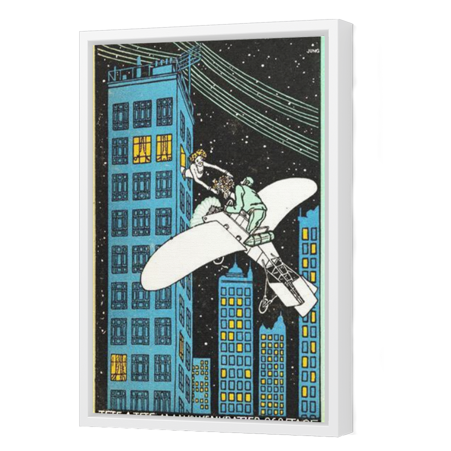 Thumbnail for Canvas - White Floating Frame