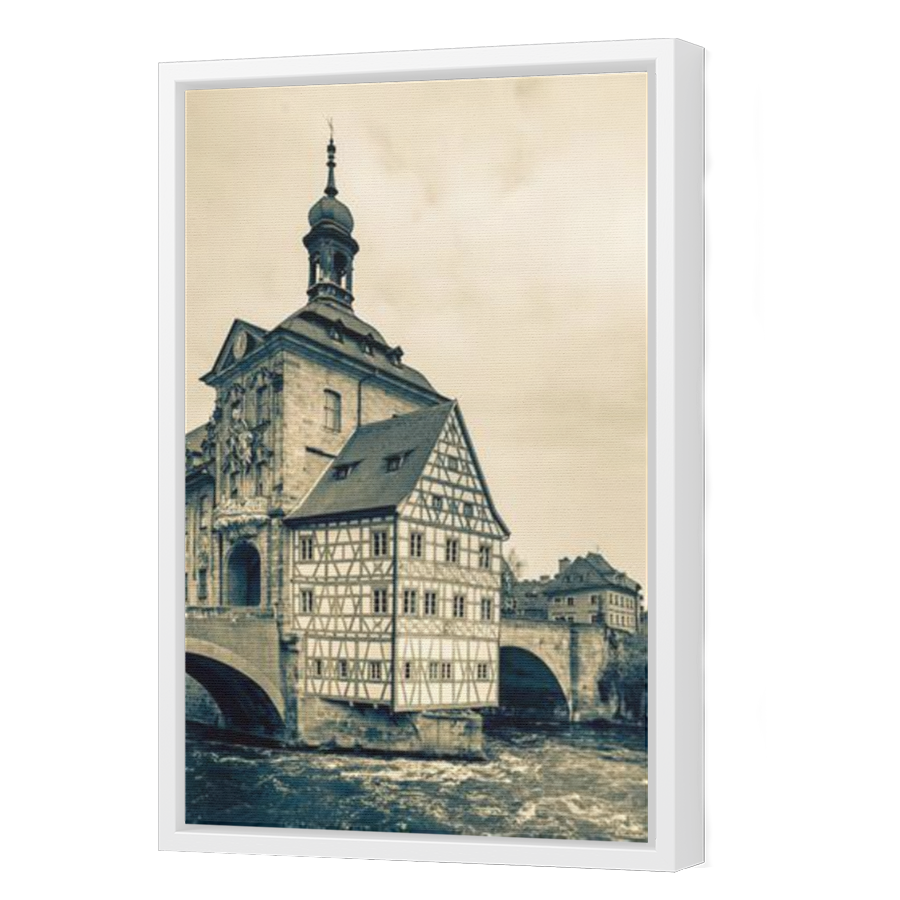 Thumbnail for Canvas - White Floating Frame