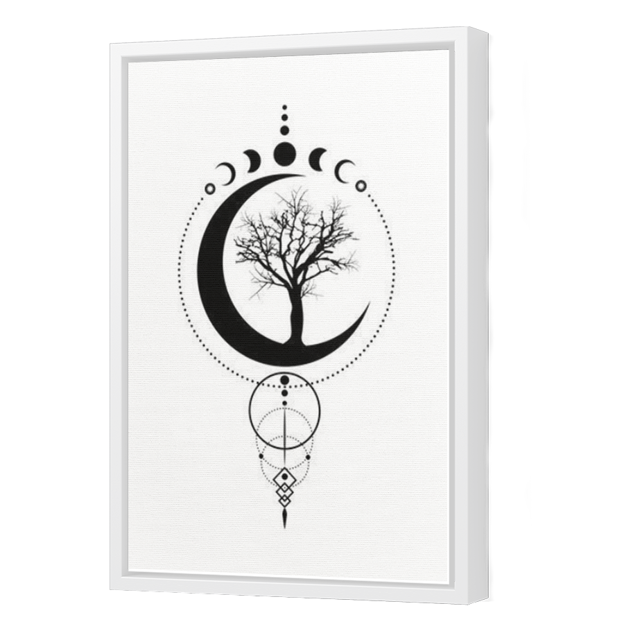 Thumbnail for Canvas - White Floating Frame