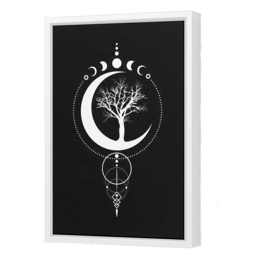 Thumbnail for Canvas - White Floating Frame
