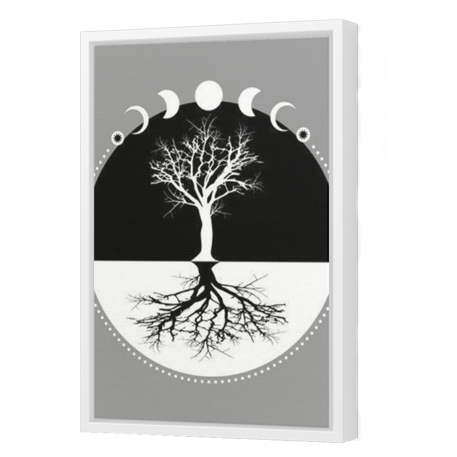 Thumbnail for Canvas - White Floating Frame