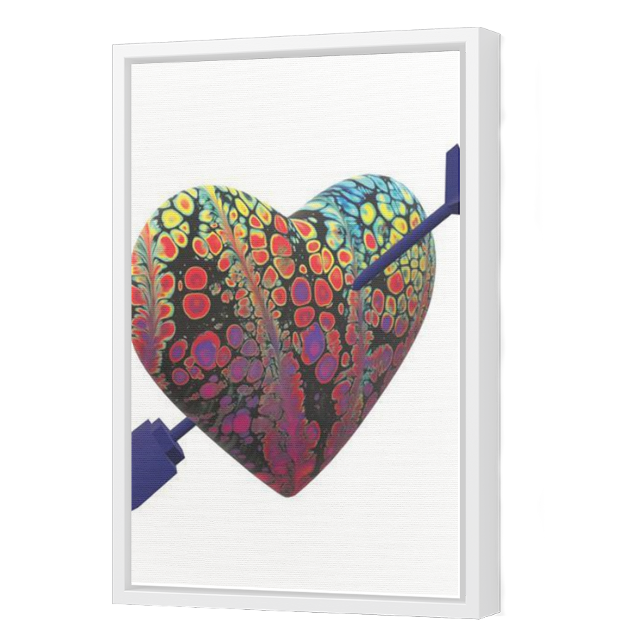 Thumbnail for Canvas - White Floating Frame