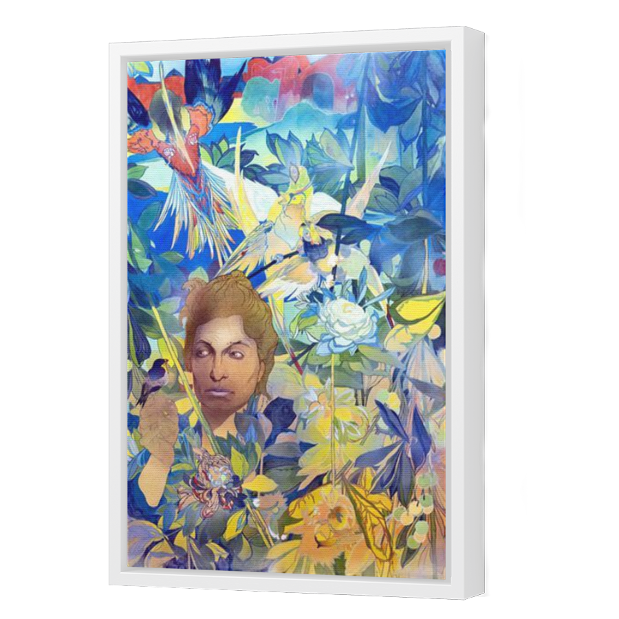 Thumbnail for Canvas - White Floating Frame