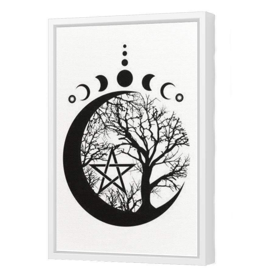 Thumbnail for Canvas - White Floating Frame