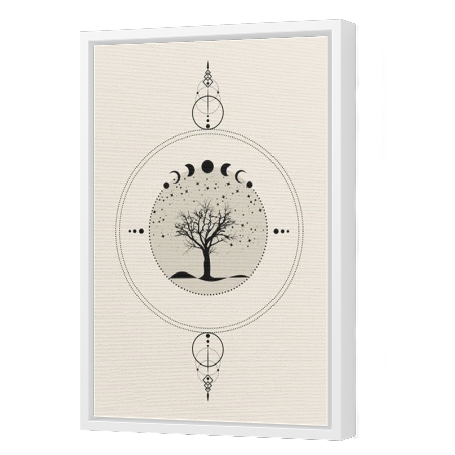 Thumbnail for Canvas - White Floating Frame