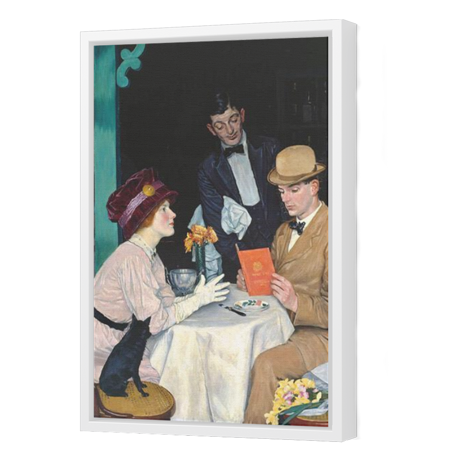 Thumbnail for Canvas - White Floating Frame