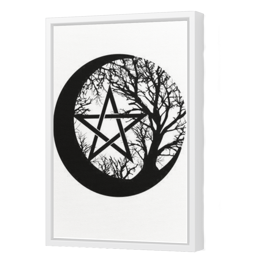 Thumbnail for Canvas - White Floating Frame