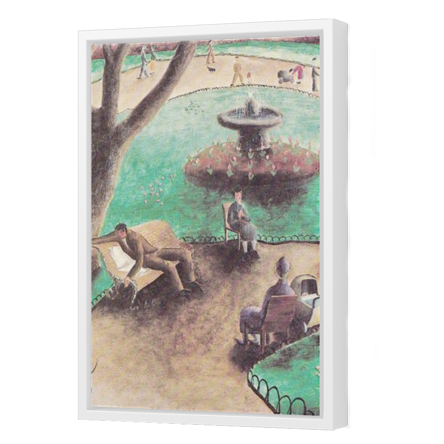 Thumbnail for Canvas - White Floating Frame