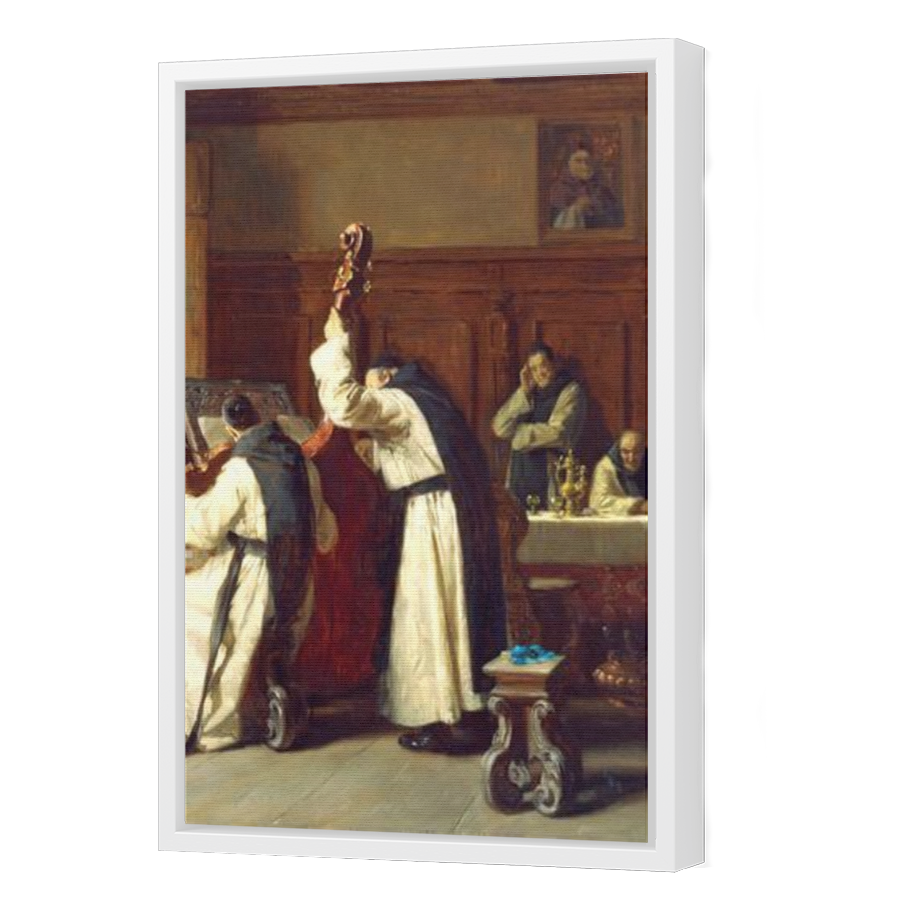 Thumbnail for Canvas - White Floating Frame