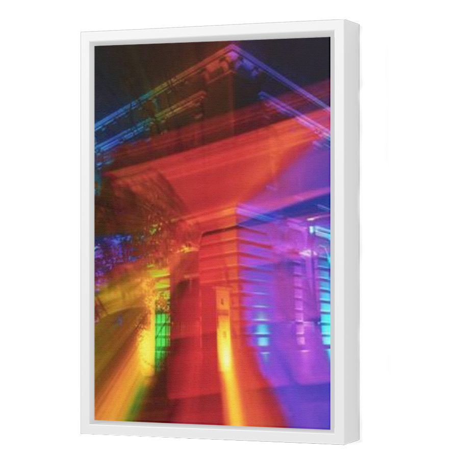 Thumbnail for Canvas - White Floating Frame