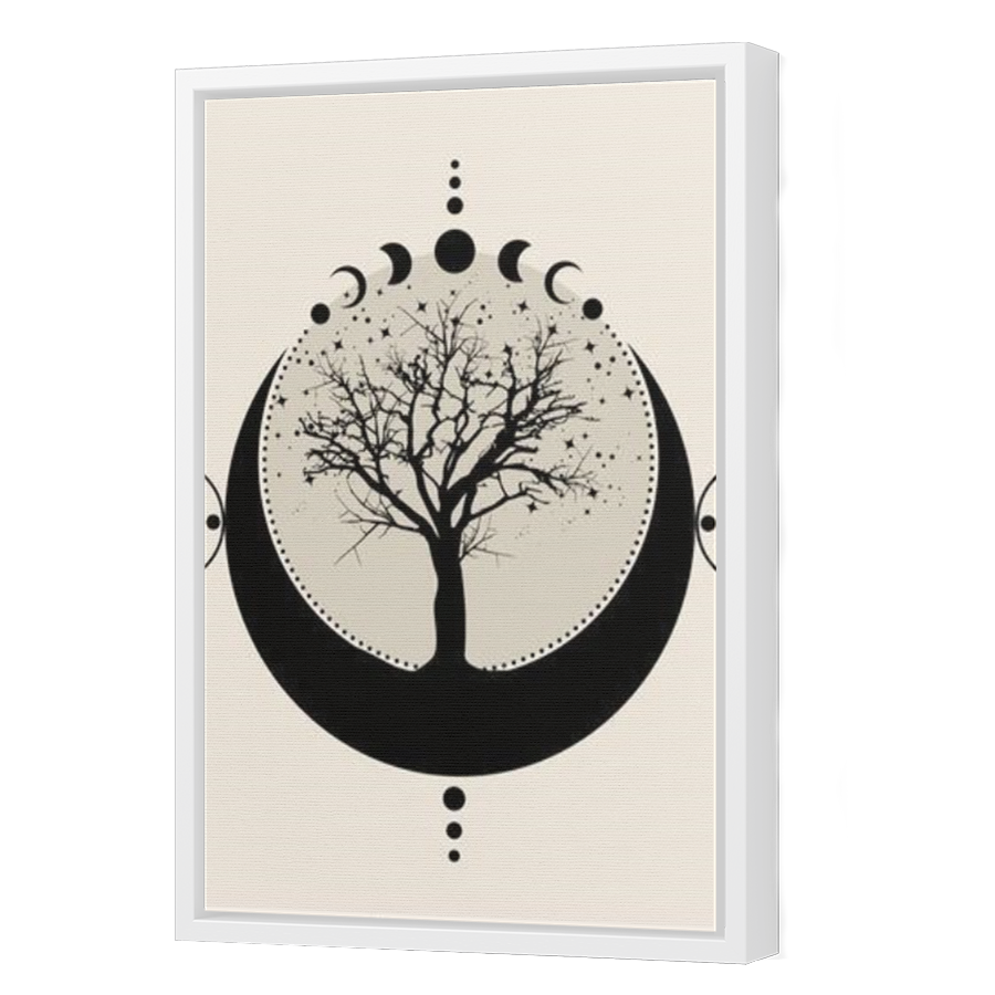 Thumbnail for Canvas - White Floating Frame