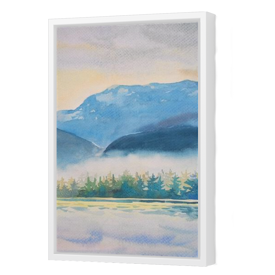 Thumbnail for Canvas - White Floating Frame