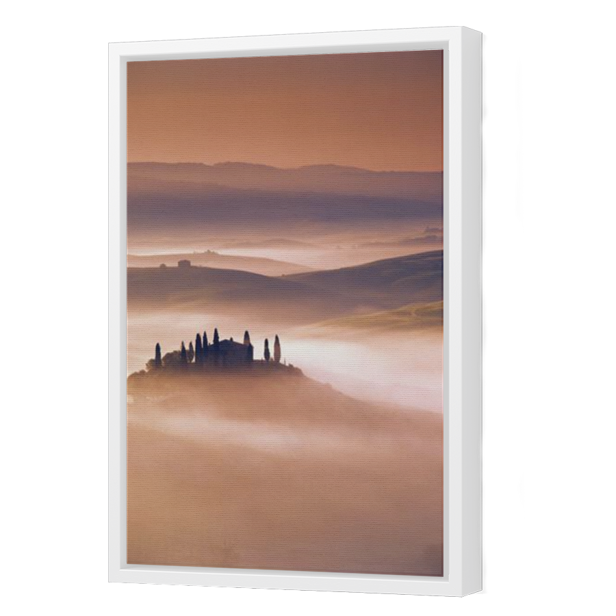 Thumbnail for Canvas - White Floating Frame