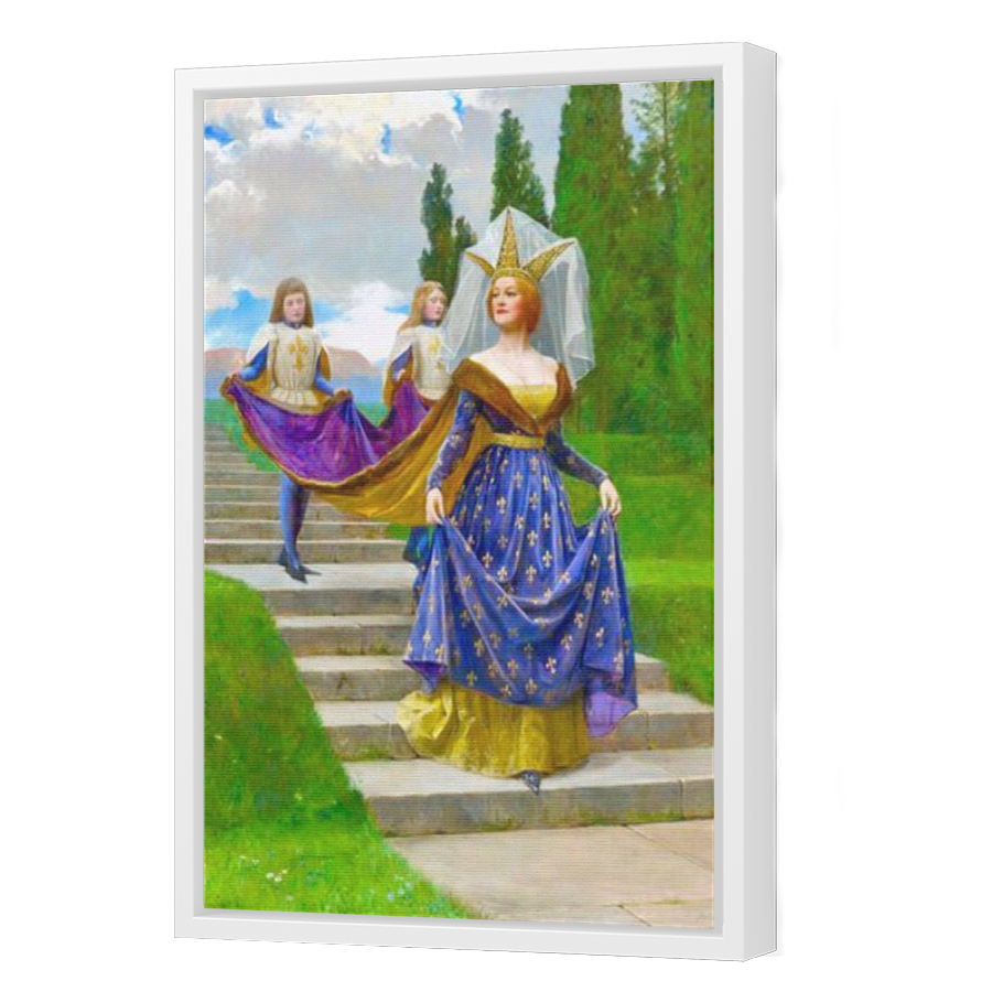 Thumbnail for Canvas - White Floating Frame