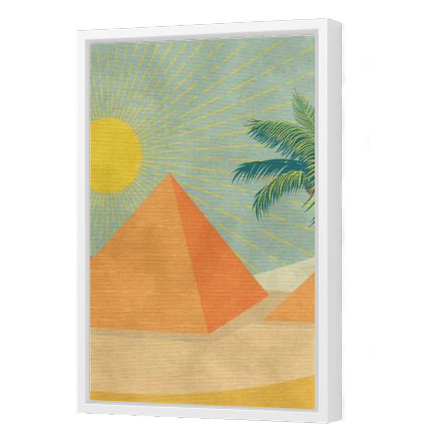Thumbnail for Canvas - White Floating Frame