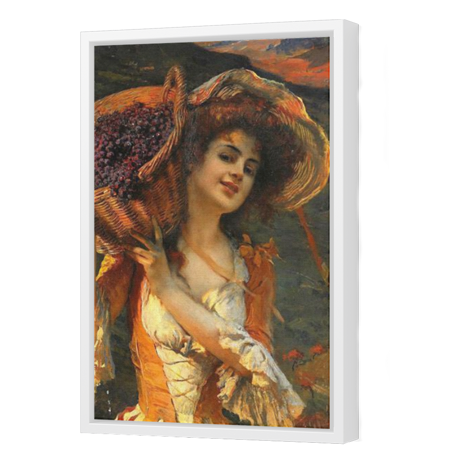 Thumbnail for Canvas - White Floating Frame