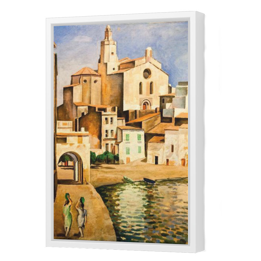 Thumbnail for Canvas - White Floating Frame