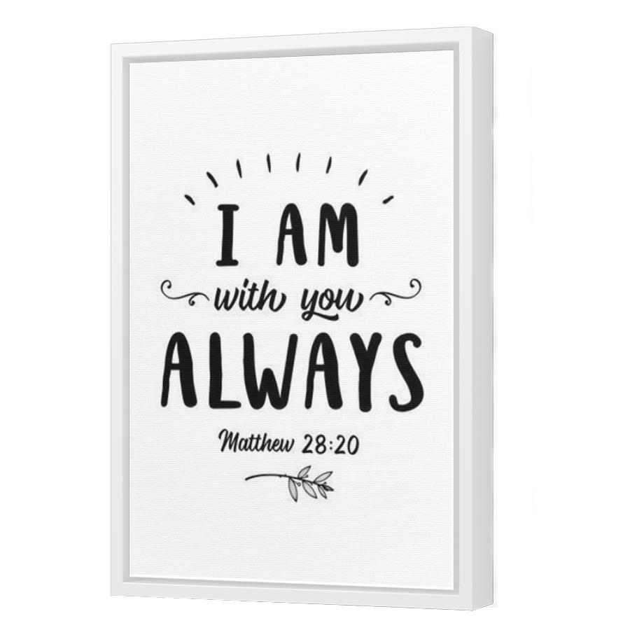 Thumbnail for Canvas - White Floating Frame
