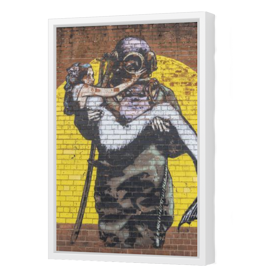 Thumbnail for Canvas - White Floating Frame