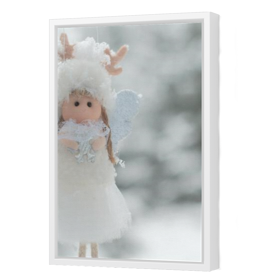 Thumbnail for Canvas - White Floating Frame