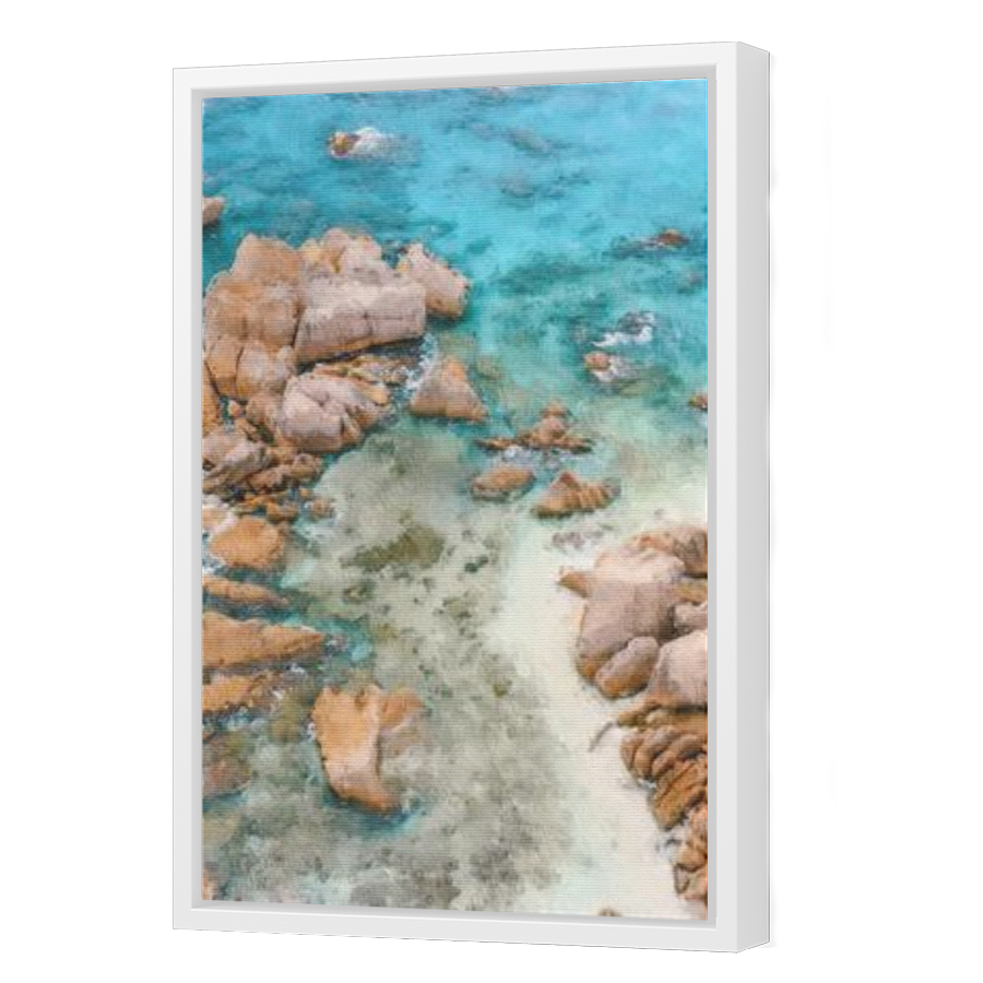Thumbnail for Canvas - White Floating Frame