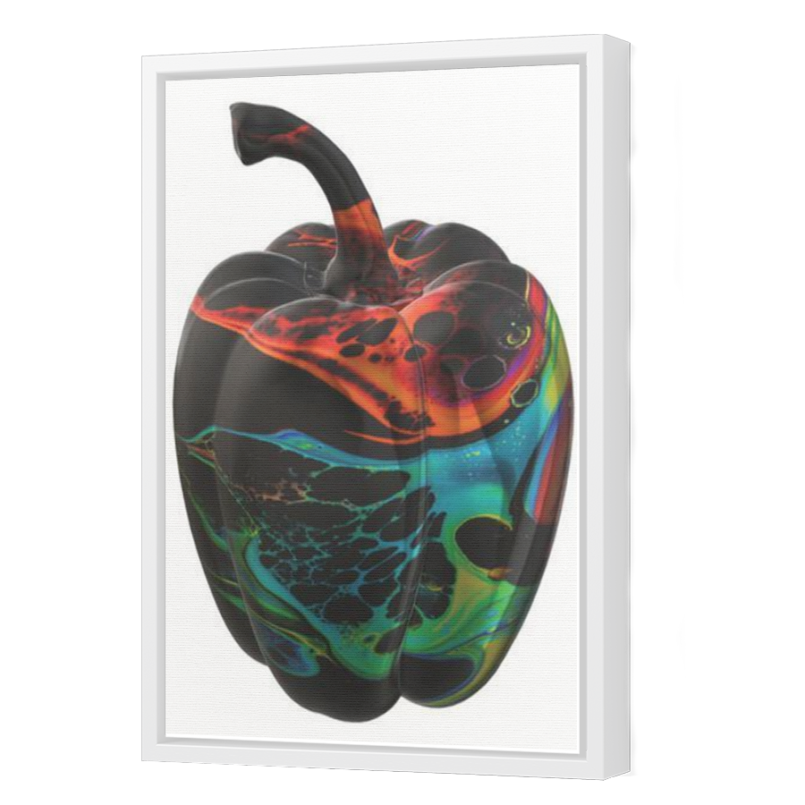 Thumbnail for Canvas - White Floating Frame