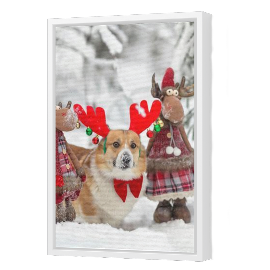 Thumbnail for Canvas - White Floating Frame