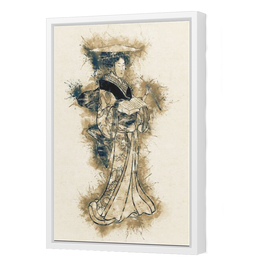 Thumbnail for Canvas - White Floating Frame