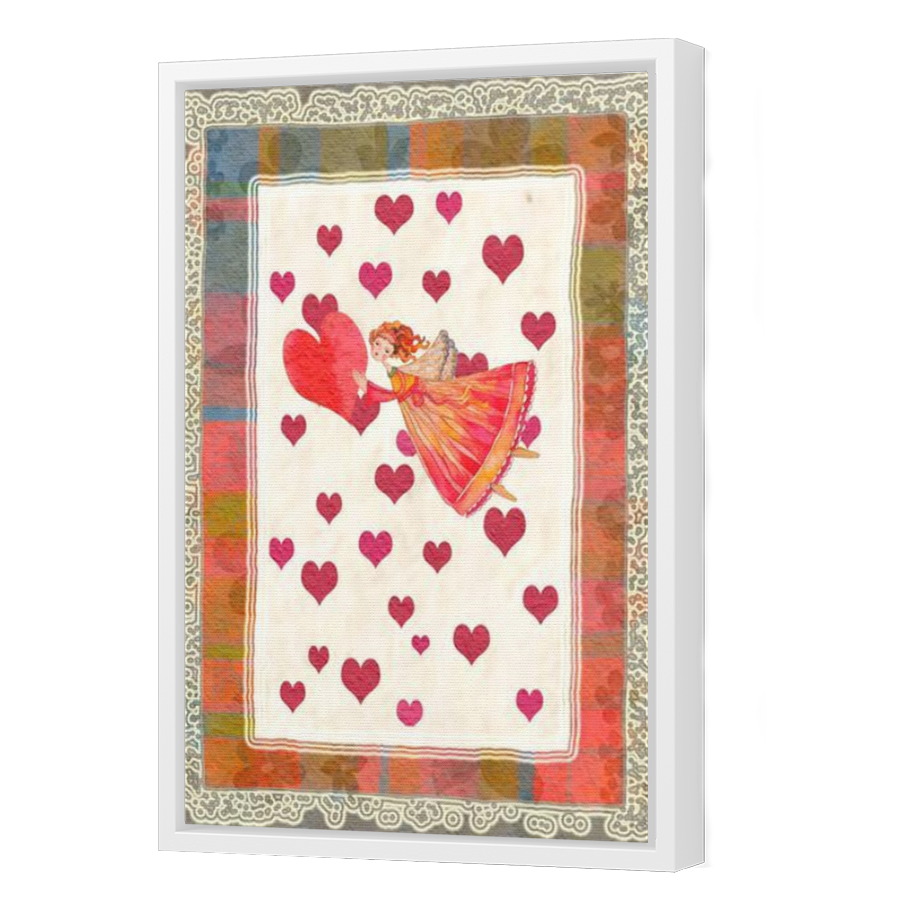 Thumbnail for Canvas - White Floating Frame