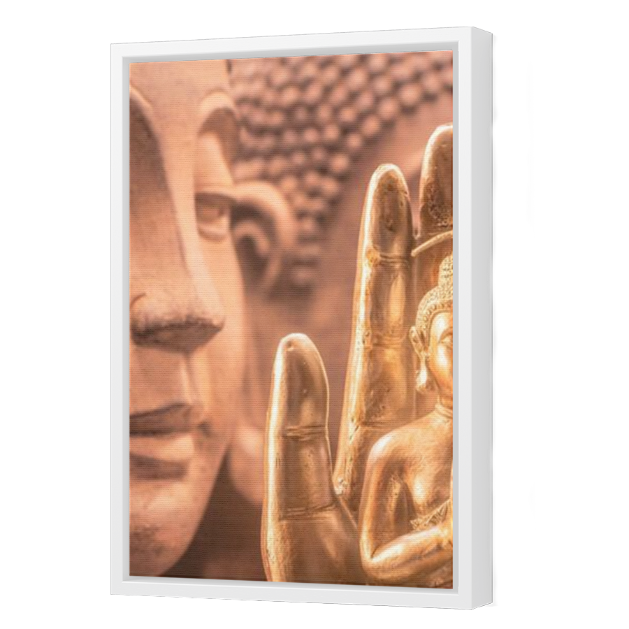 Thumbnail for Canvas - White Floating Frame