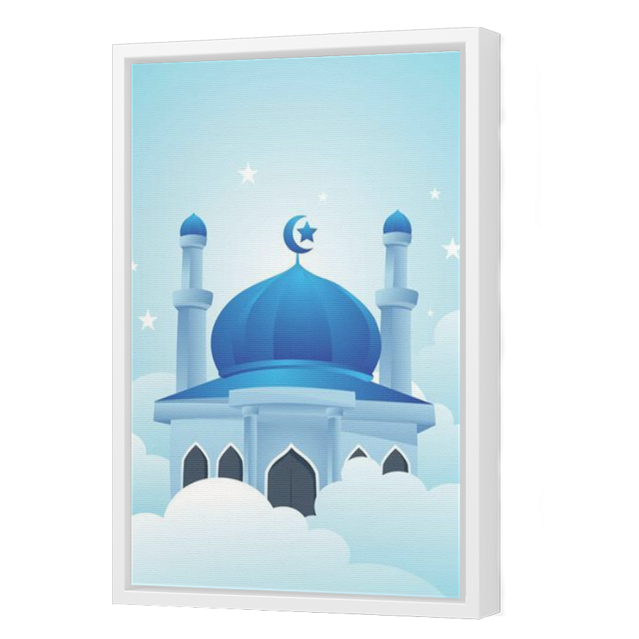 Thumbnail for Canvas - White Floating Frame