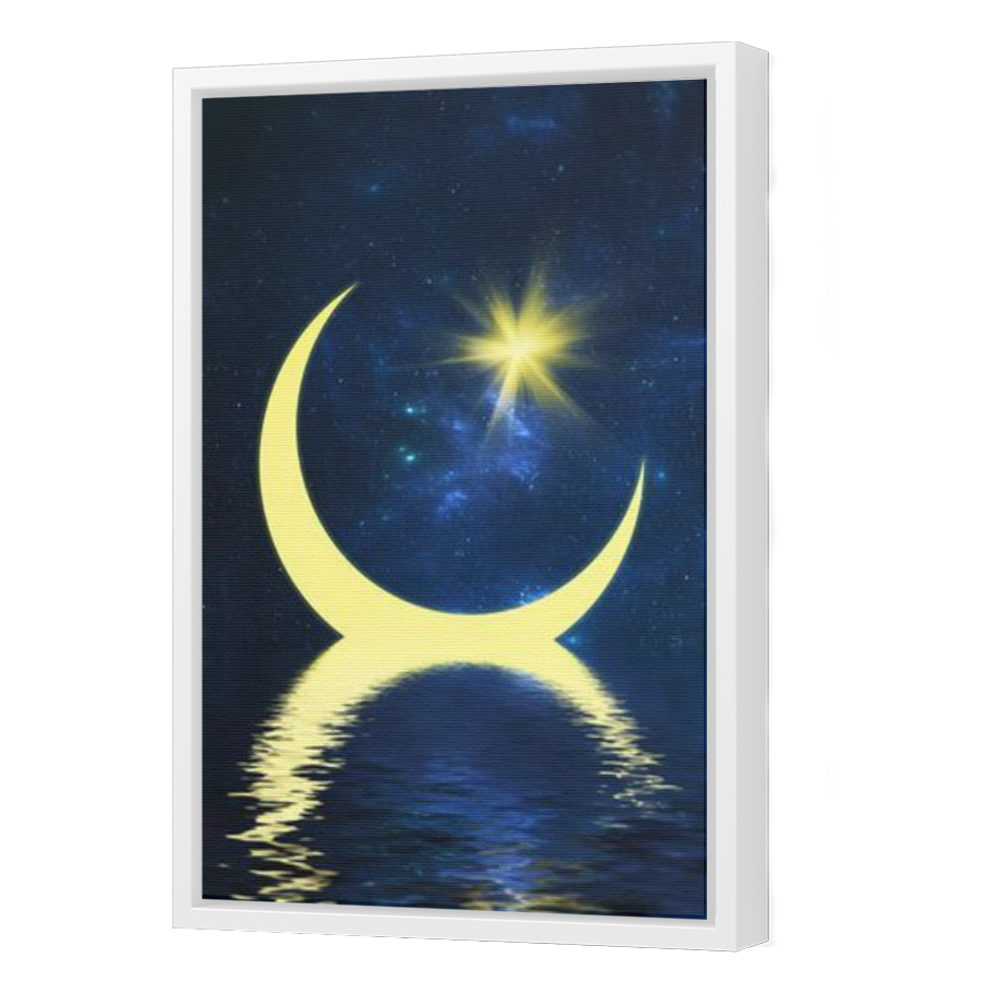 Thumbnail for Canvas - White Floating Frame