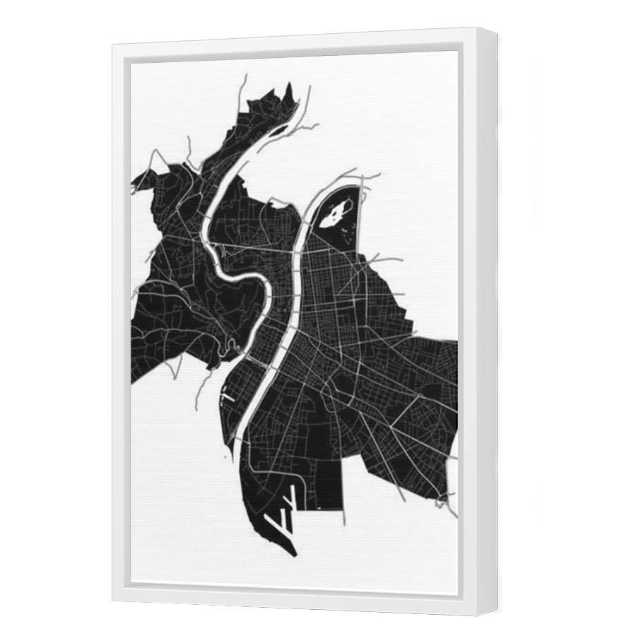 Thumbnail for Canvas - White Floating Frame