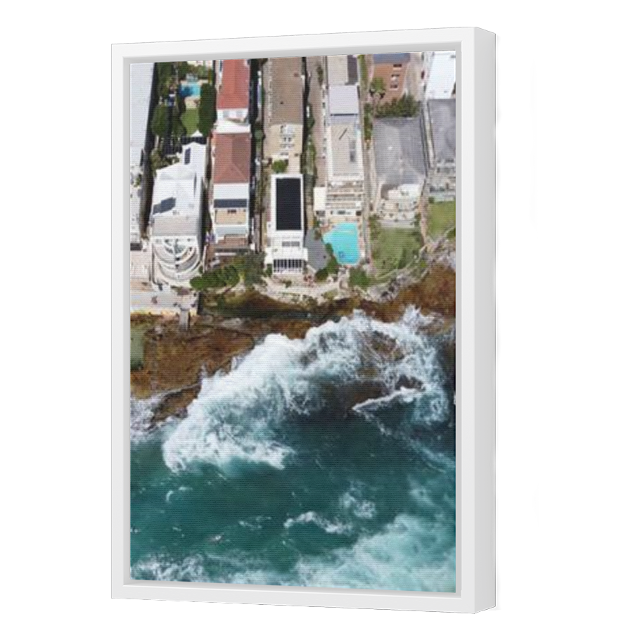 Thumbnail for Canvas - White Floating Frame
