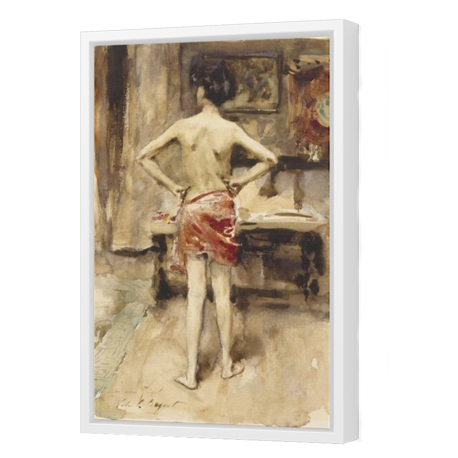 Thumbnail for Canvas - White Floating Frame