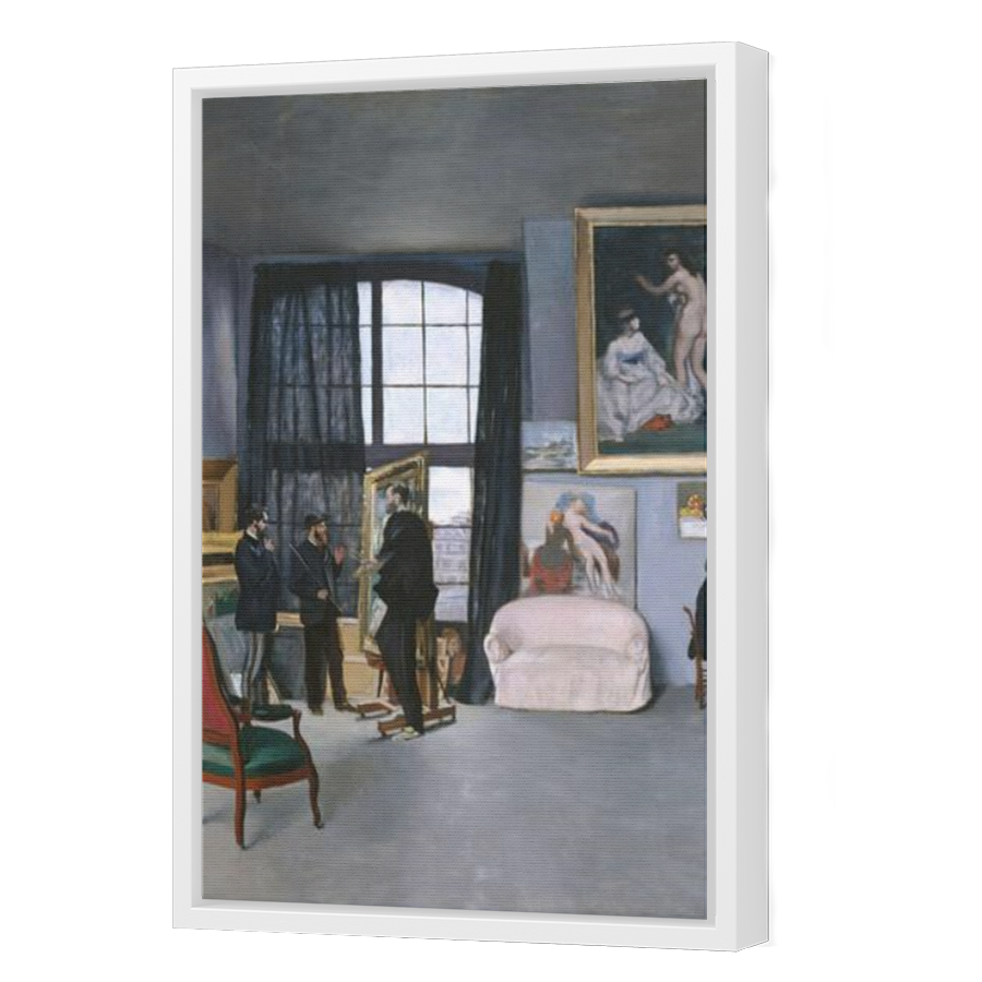 Thumbnail for Canvas - White Floating Frame