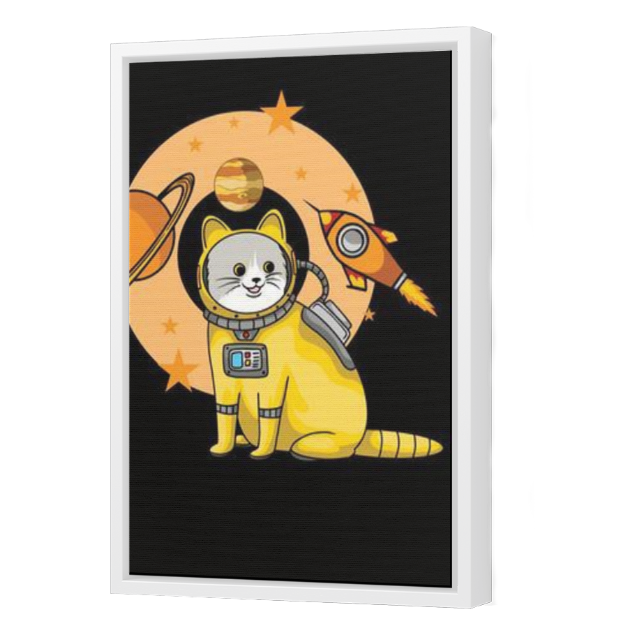 Thumbnail for Canvas - White Floating Frame