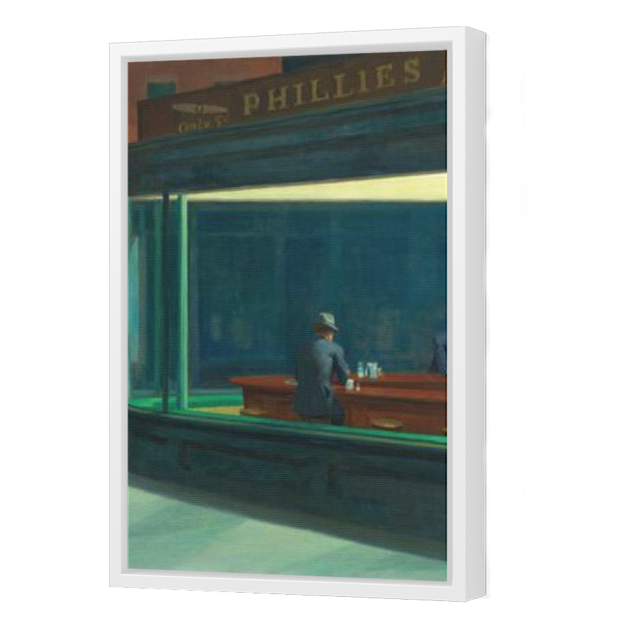 Thumbnail for Canvas - White Floating Frame