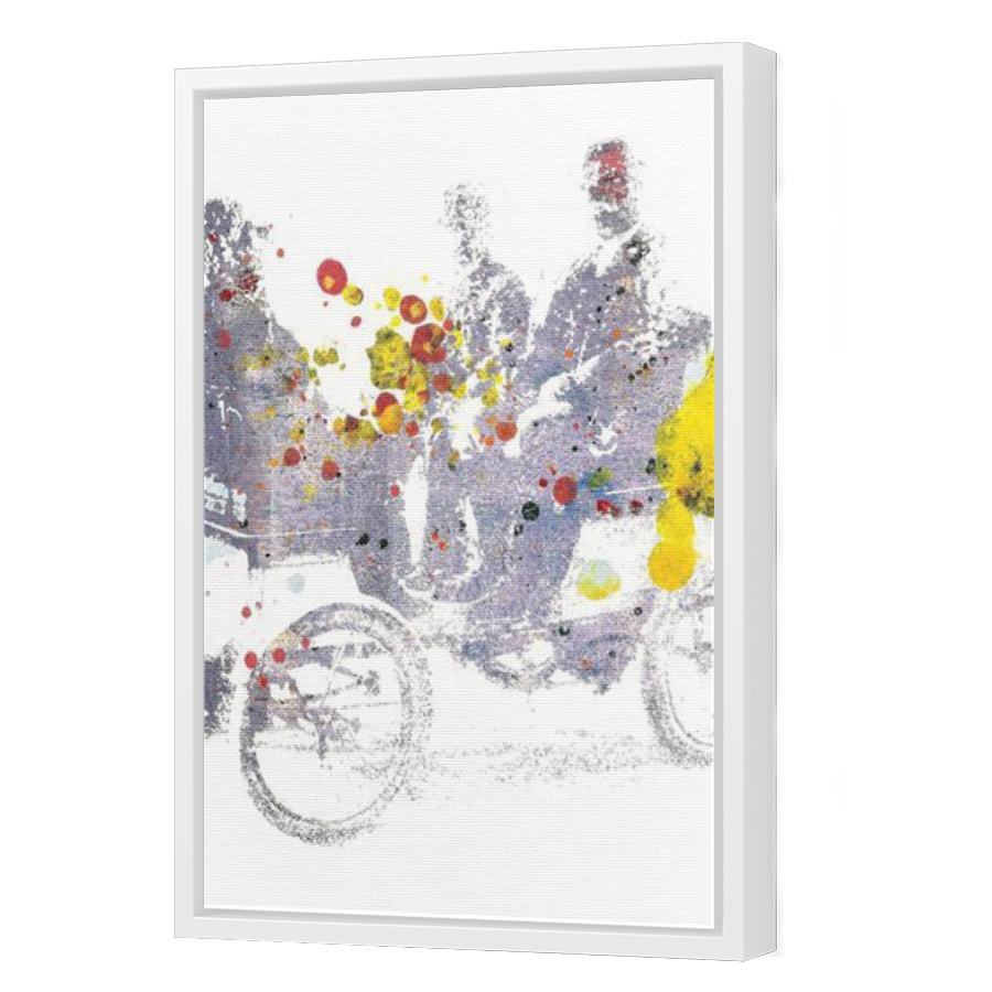 Thumbnail for Canvas - White Floating Frame
