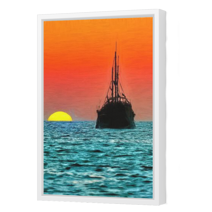 Thumbnail for Canvas - White Floating Frame