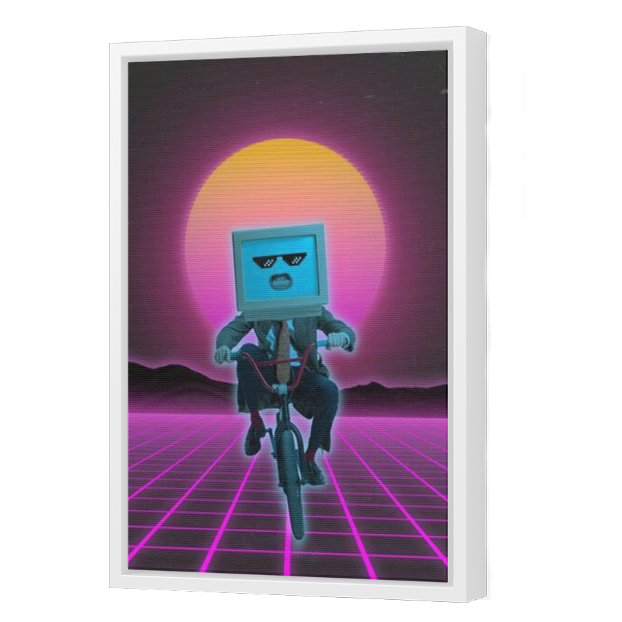 Thumbnail for Canvas - White Floating Frame