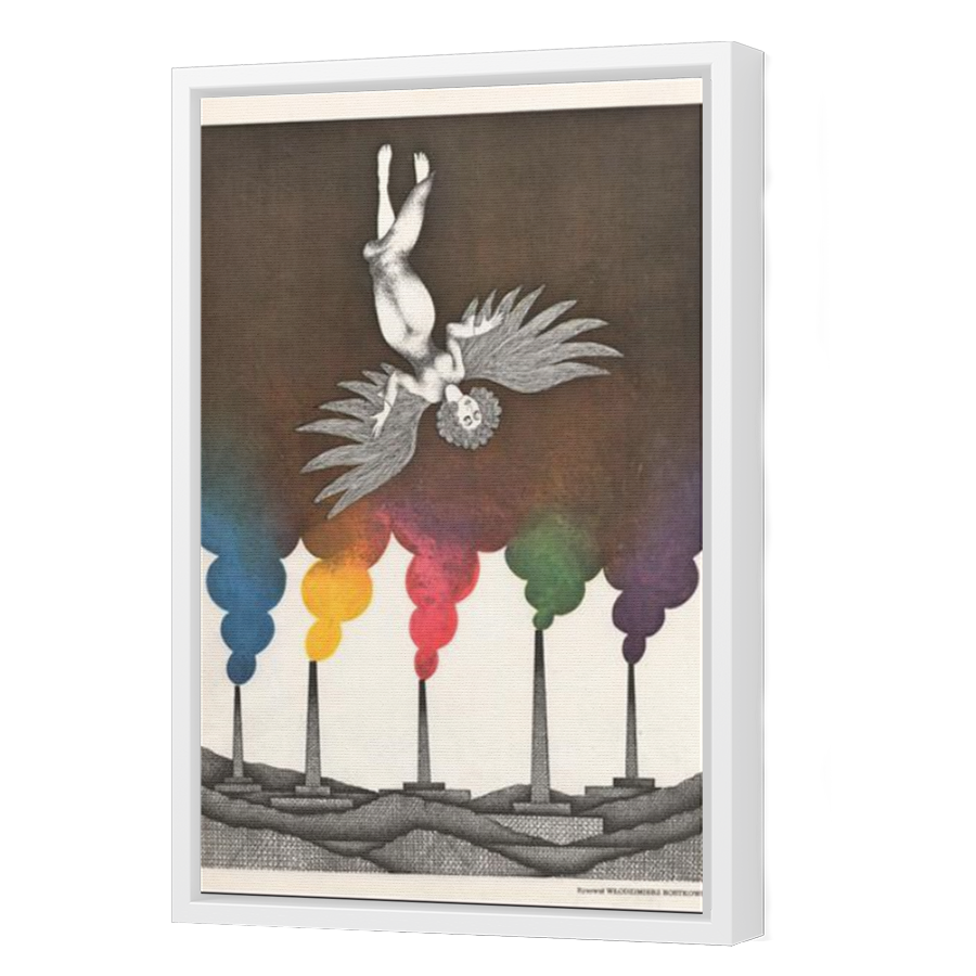 Thumbnail for Canvas - White Floating Frame