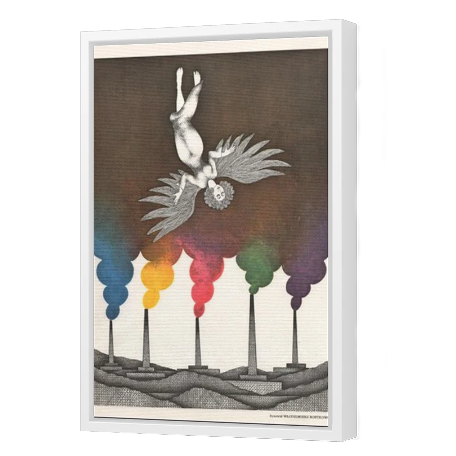 Thumbnail for Canvas - White Floating Frame