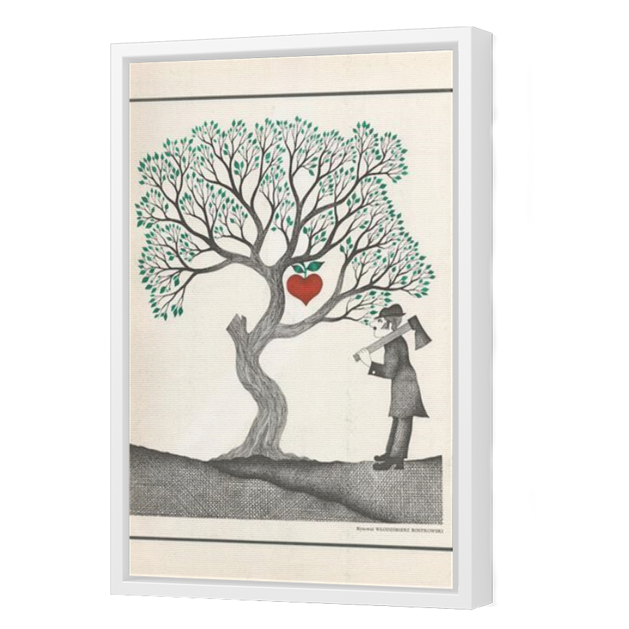 Thumbnail for Canvas - White Floating Frame