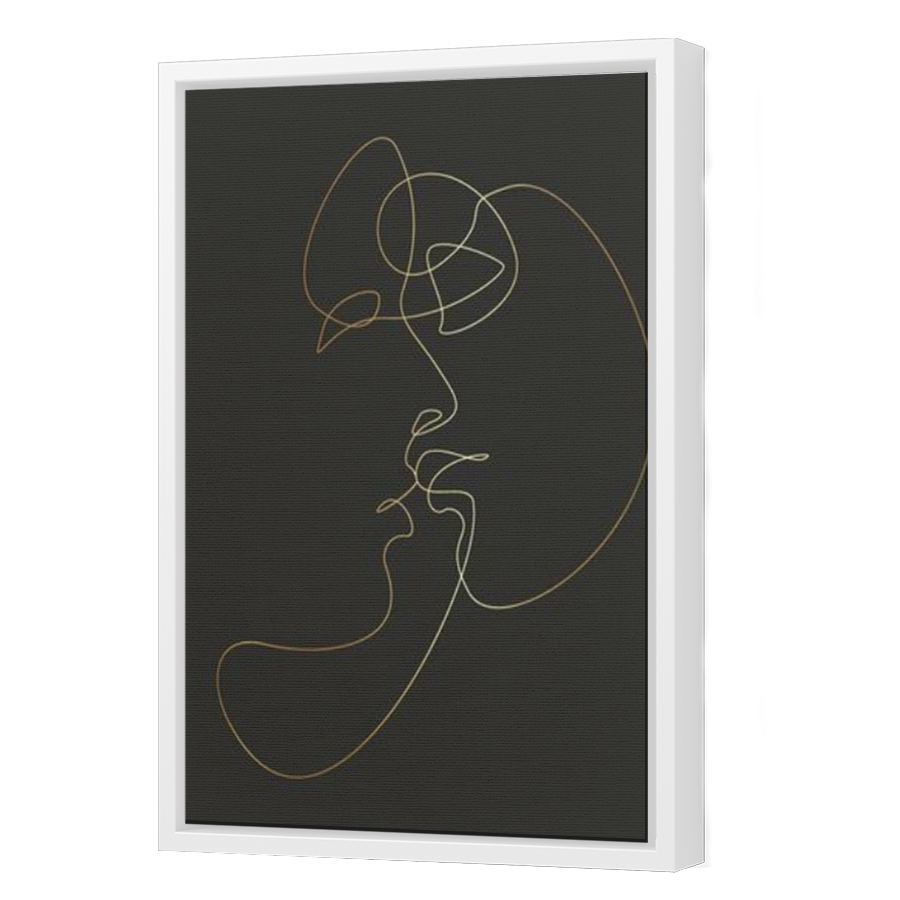 Thumbnail for Canvas - White Floating Frame